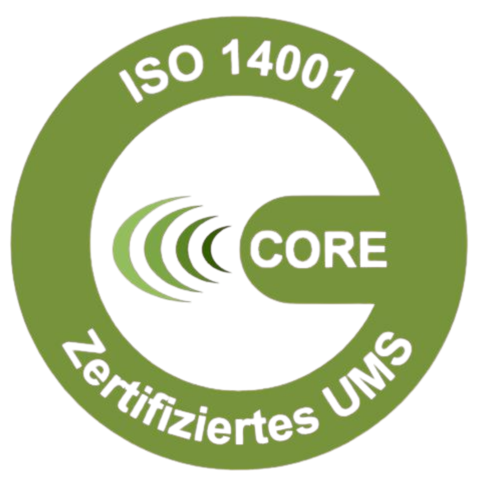 ISO 14001-Logo für Umweltmanagement-Zertifizierung
