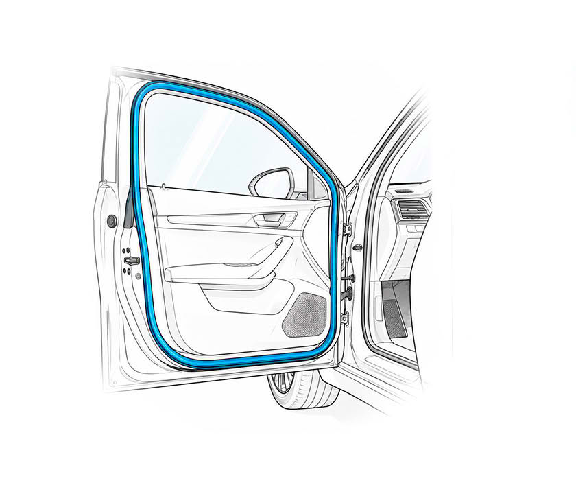 Automobil-Türdichtungsprofil