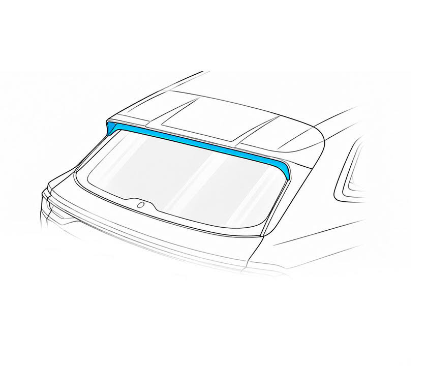Aerodynamische Spoilerdichtung
